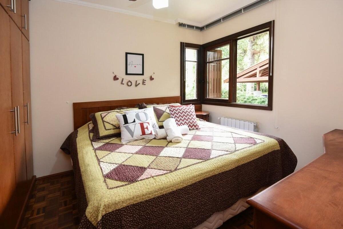 Rosa Apartamento Bavária 102 Gramado Exterior foto